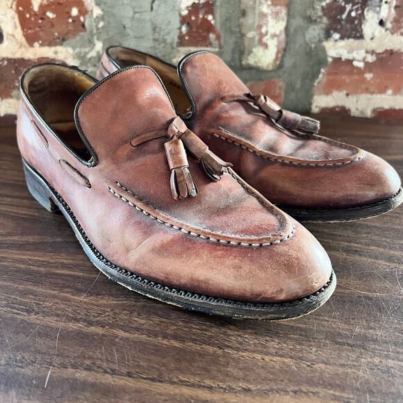 Hickey Men's Tassel Loafers 7.5 - Picture 3 of 10